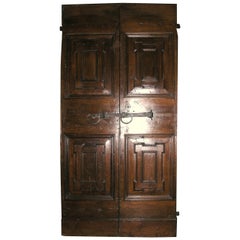 Antique Double Door Made of Walnut