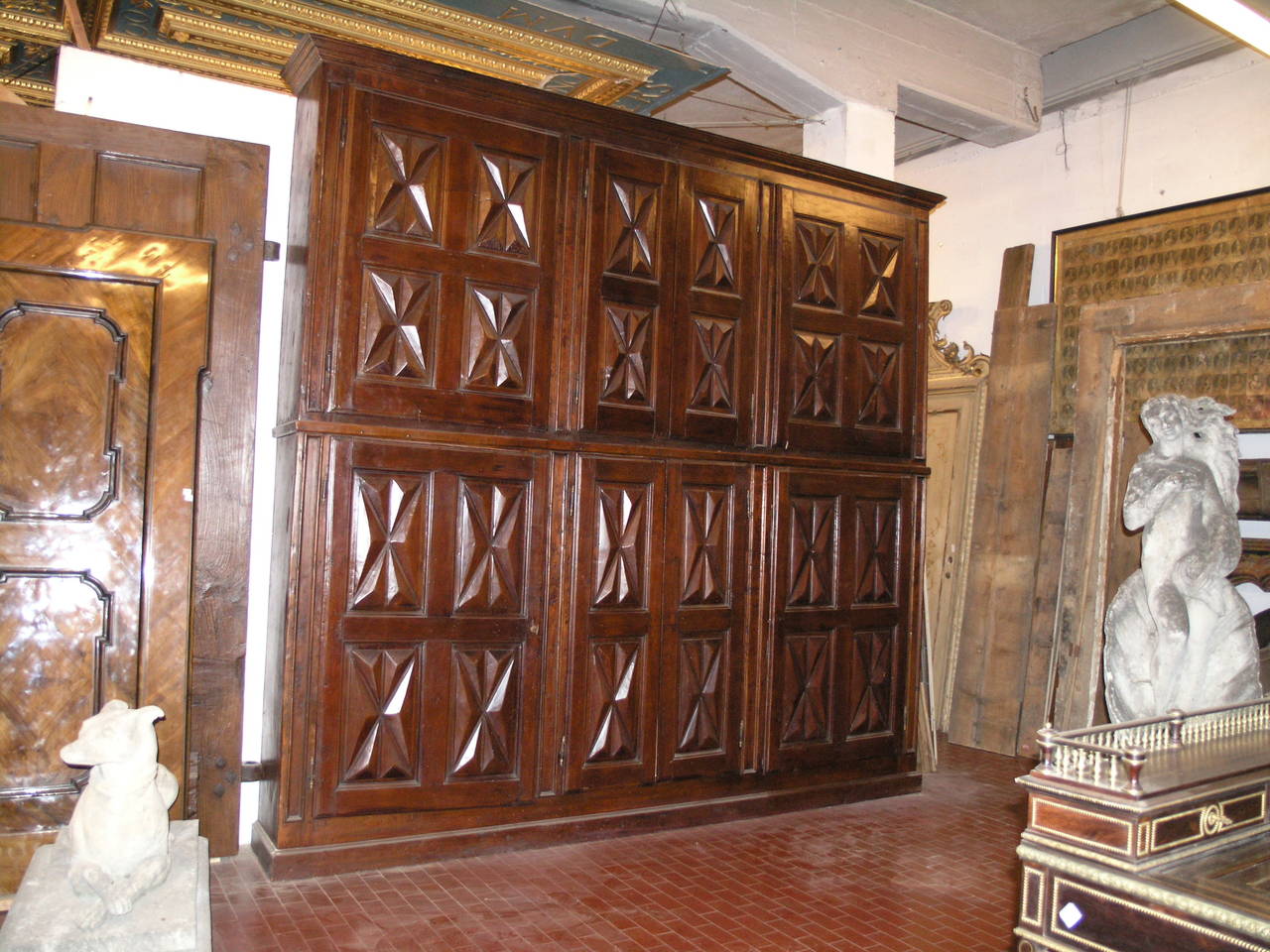 Antique Closet Made of Poplar 1