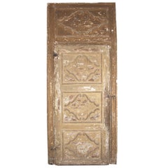 Antique Lacquered Door, Made of Poplar