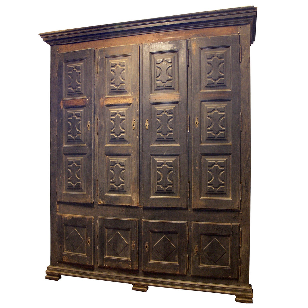 Antique Cupboard Made of Walnut