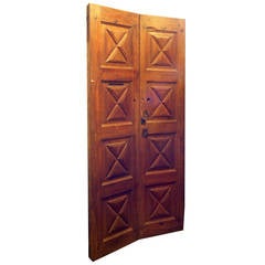 Antique Walnut Double Door 7