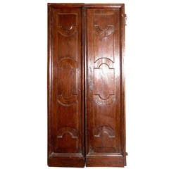 Antique Walnut Double Door