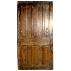 Antique Walnut Entry Door