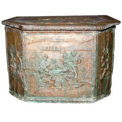 Antique Trunk Covered by Copper