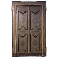 Antique Lacquered Double Door