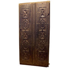 Antique Carved Double Door 11