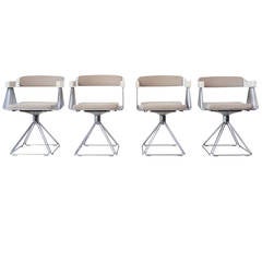 Set of Four Dining Chairs by Rudi Verelst