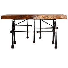 Brutalist Side Table - console table