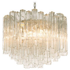Large Murano Chandelier by Venini