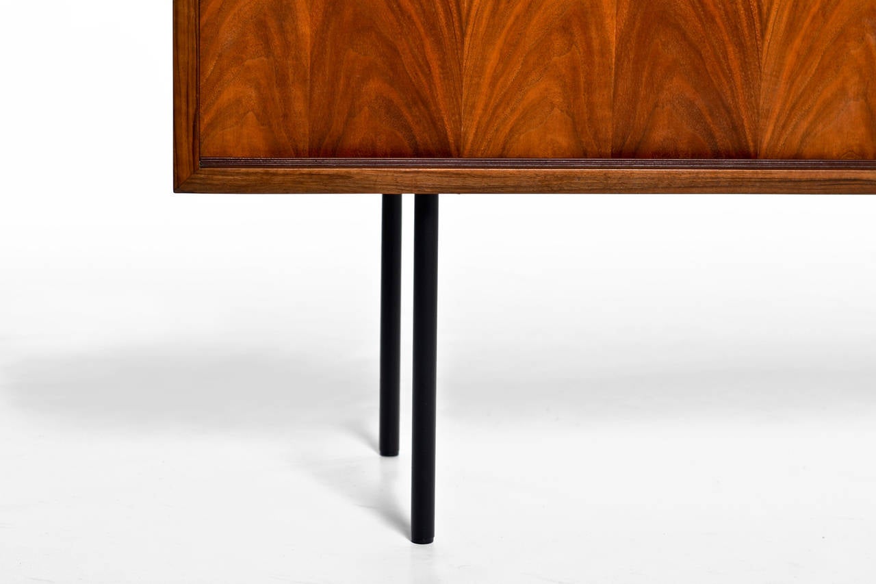 Mid-20th Century Florence Knoll Walnut Credenza