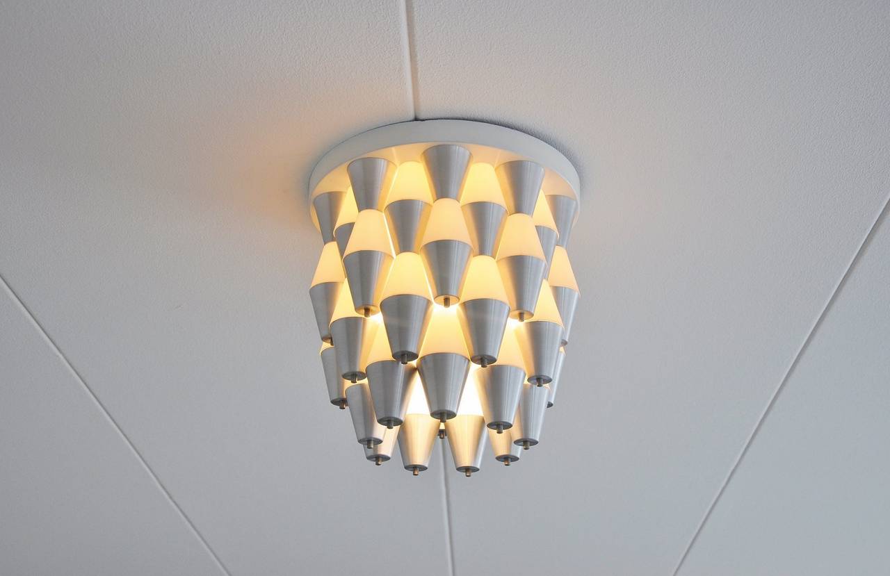 Mid-Century Modern RAAK Ludiek Ceiling Lamp, 1960