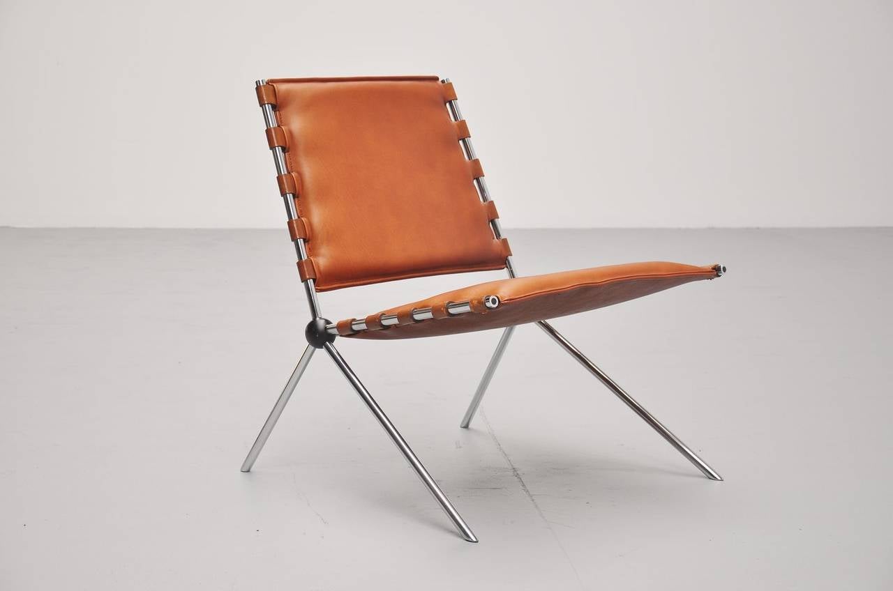 Lacquered Paul Schneider von Esleben PSE 58 Chair, Made by H.Kauffeld 1953