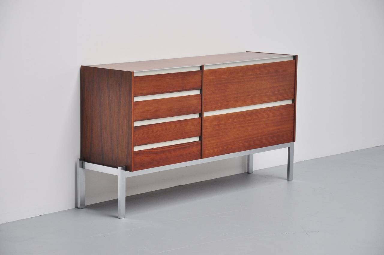 Plated Kho Liang Ie and Wim Crouwel Credenza for Fristho, 1957
