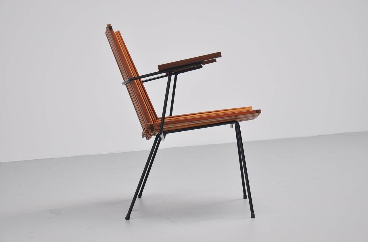 Dutch Dirk van Sliedrecht Lounge Chair Rohé Noordwolde, 1960