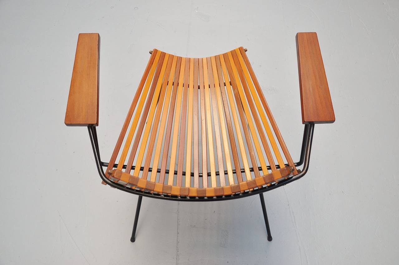 Mid-20th Century Dirk van Sliedrecht Lounge Chair Rohé Noordwolde, 1960