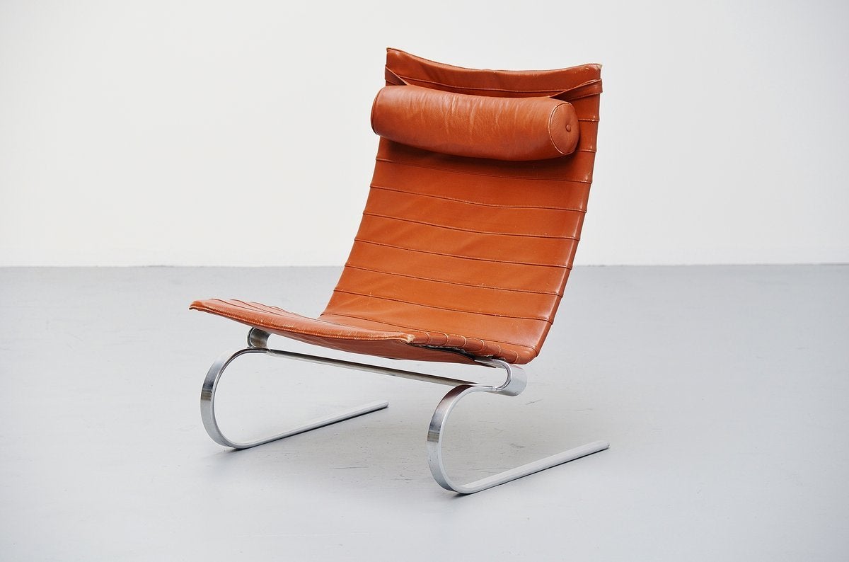 Danish Poul Kjaerholm PK20 Lounge Chair