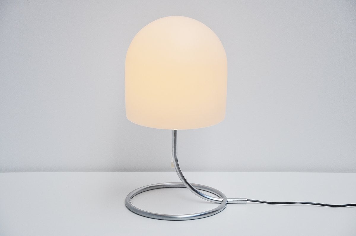 Glass Aldo van den Nieuwelaar A250 Table Lamp for Artimeta, 1972