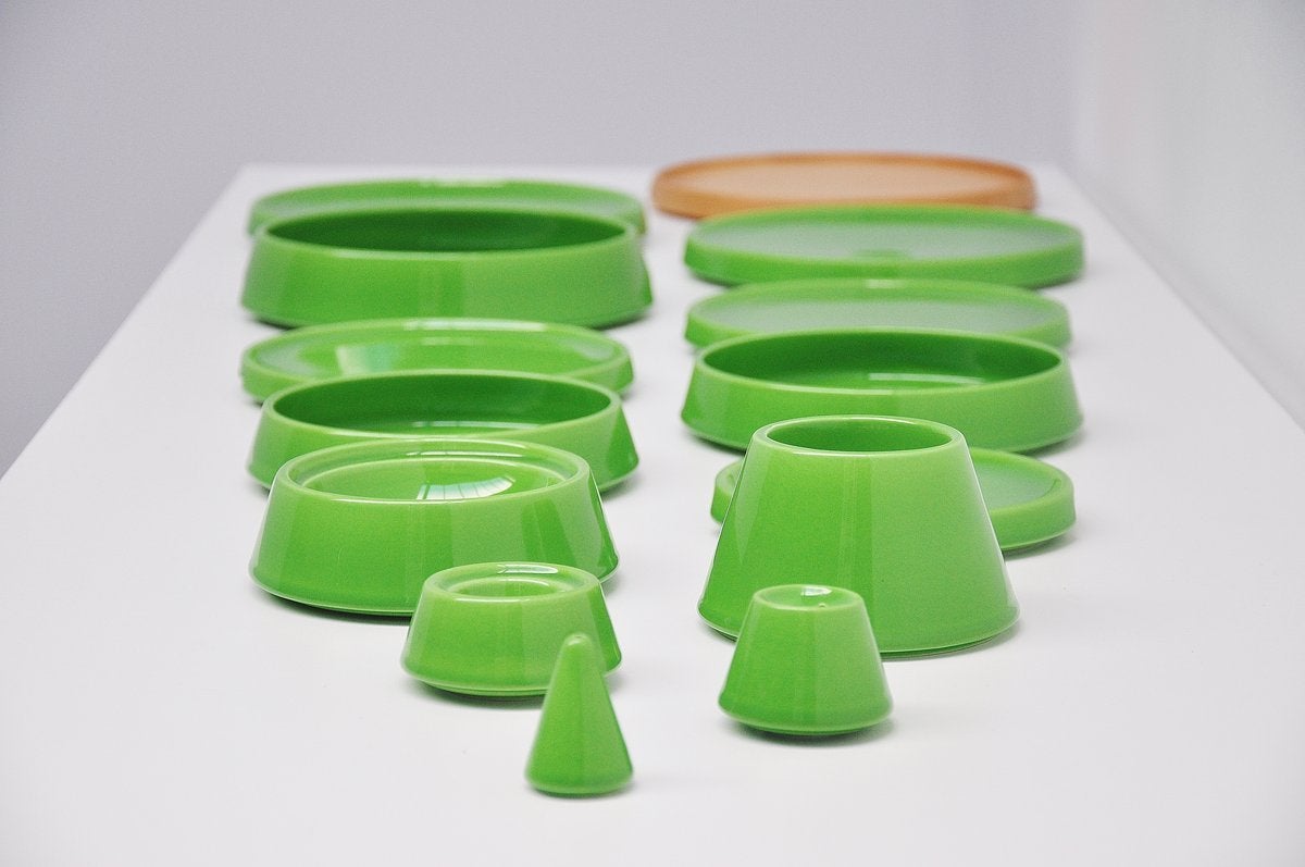 Pierre Cardin Breakfast Tableware Set by Franco Pozzi, Italy, 1970 In Excellent Condition In Roosendaal, NL