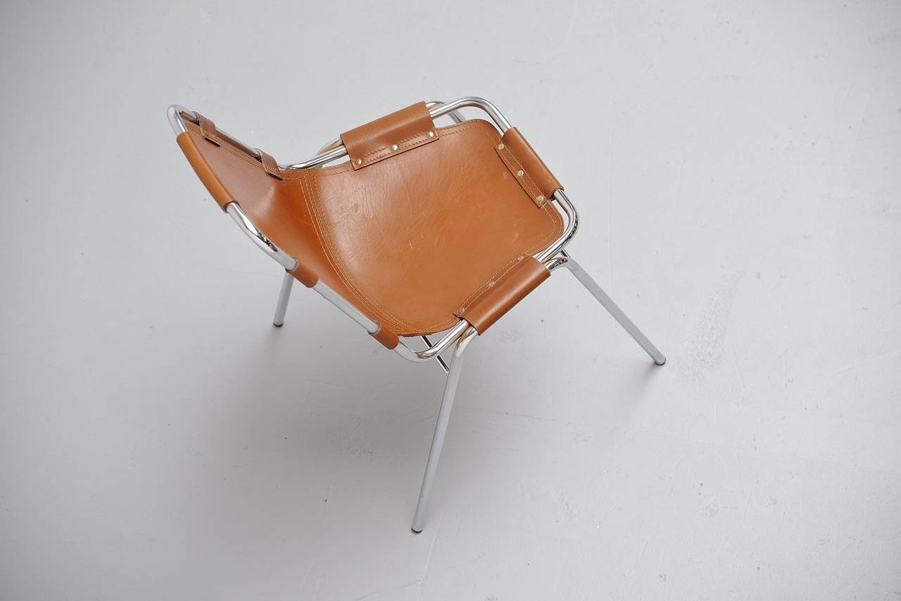 Plated Charlotte Perriand les Arcs dining chair France 1960