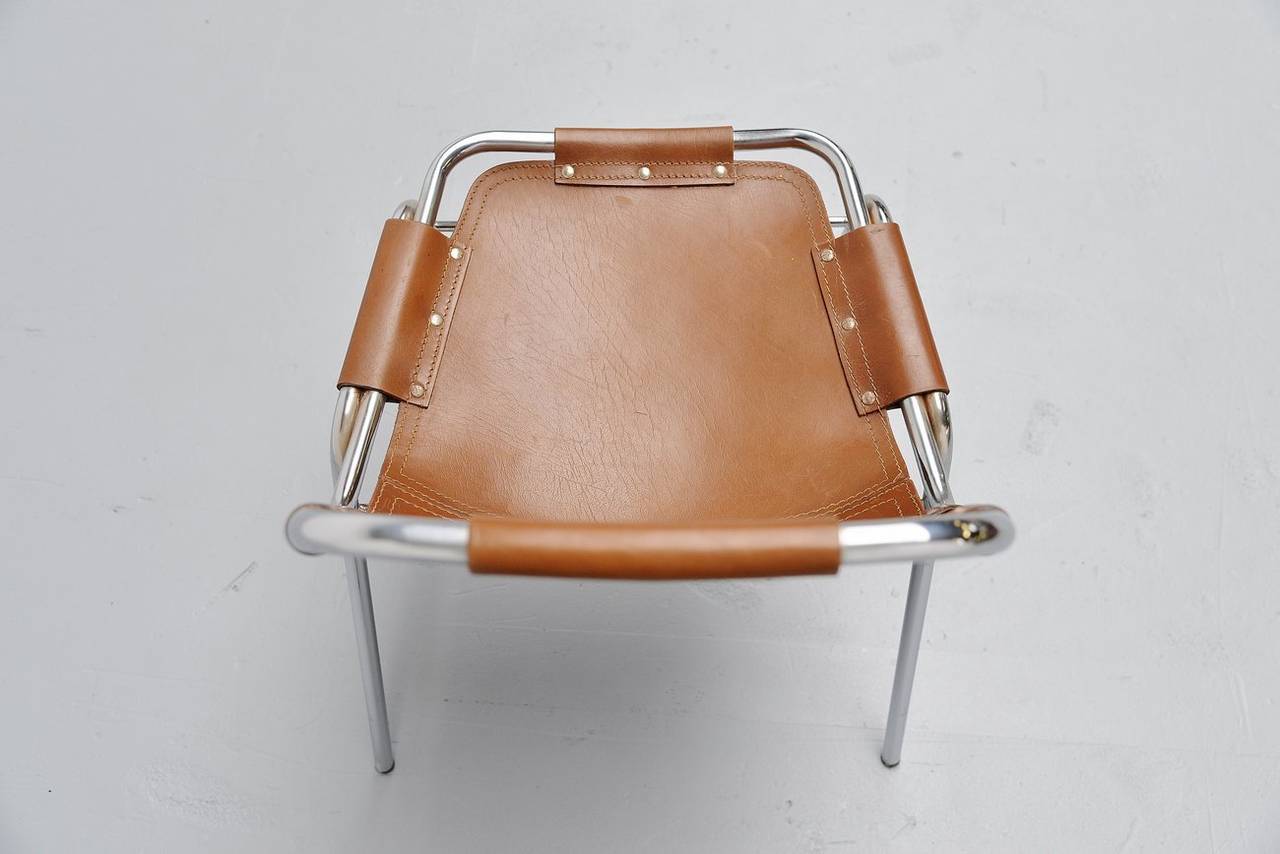 Chrome Charlotte Perriand les Arcs dining chair France 1960