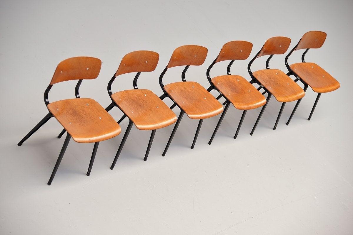 Dutch Friso Kramer Revolt Chairs for Ahrend de Cirkel, 1963 For Sale