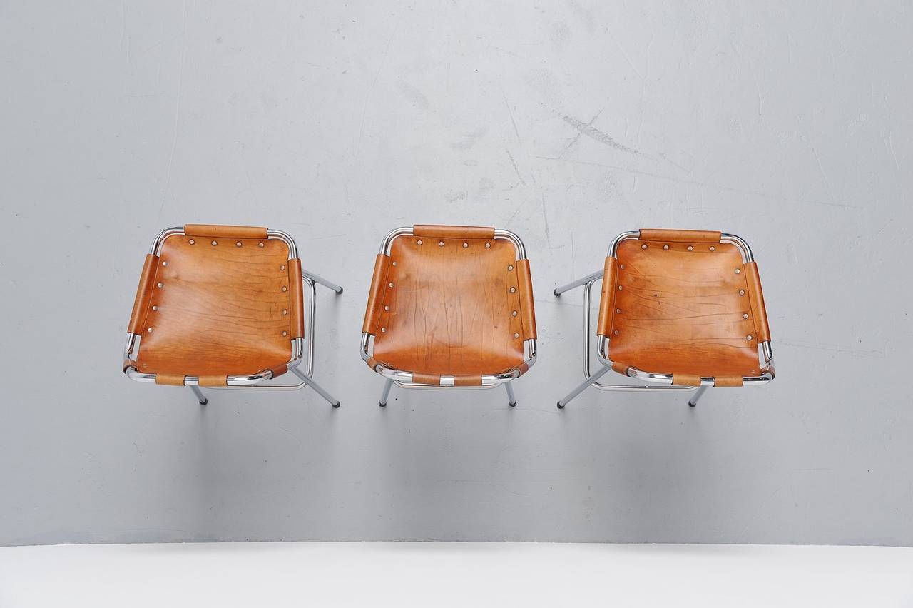Charlotte Perriand Bar Stools for Les Arcs, 1960 In Good Condition In Roosendaal, NL