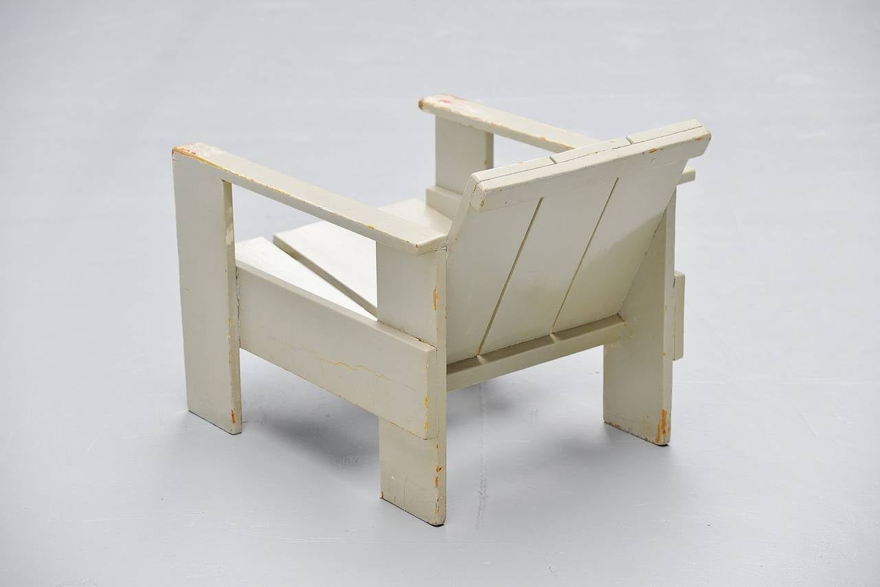Dutch Gerrit Thomas Rietveld Crate Chair Metz & Co, 1940 For Sale