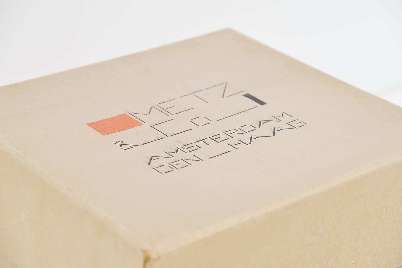 Dutch Bart van der Leck de Stijl Box for Metz & Co, 1935