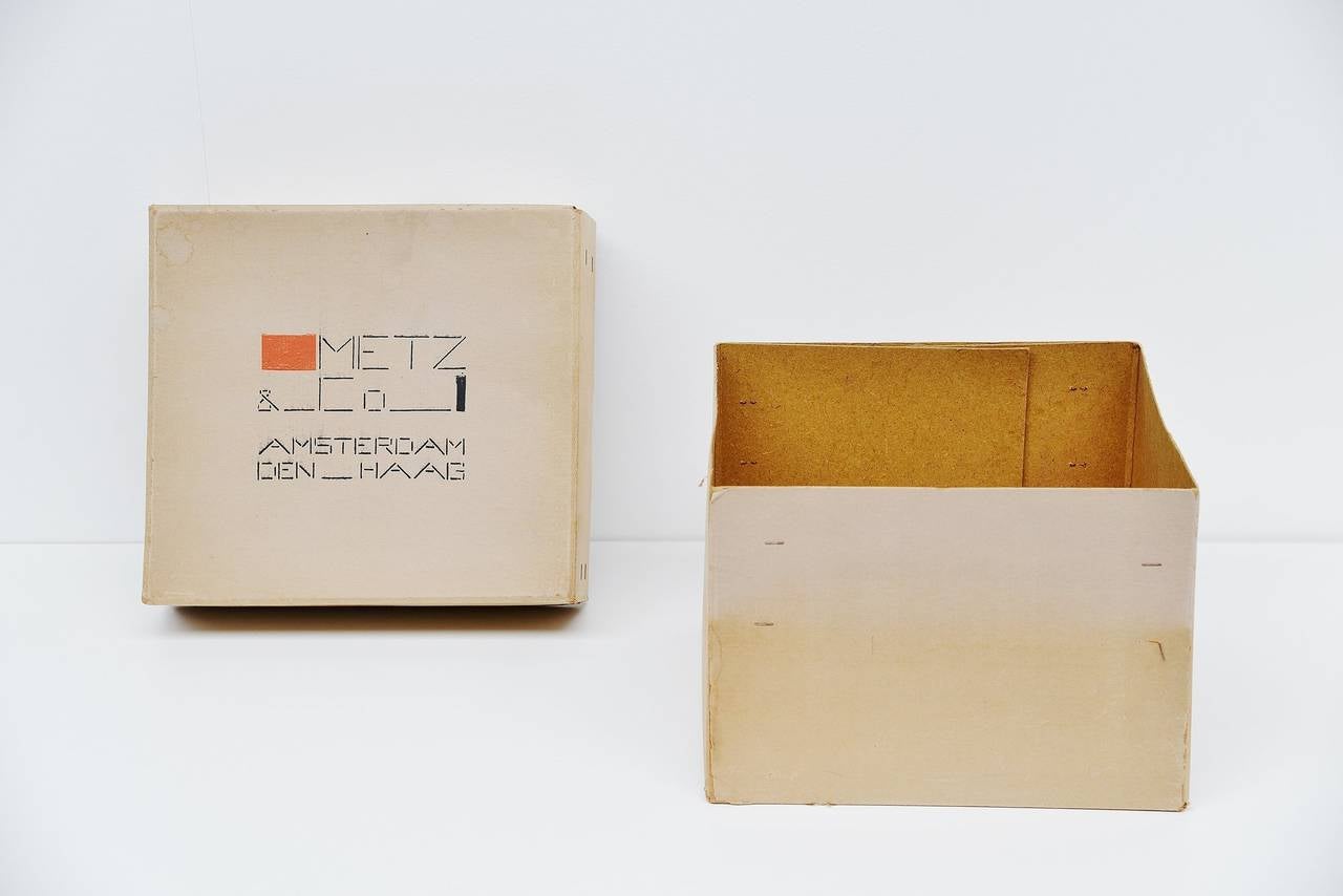 Paper Bart van der Leck de Stijl Box for Metz & Co, 1935