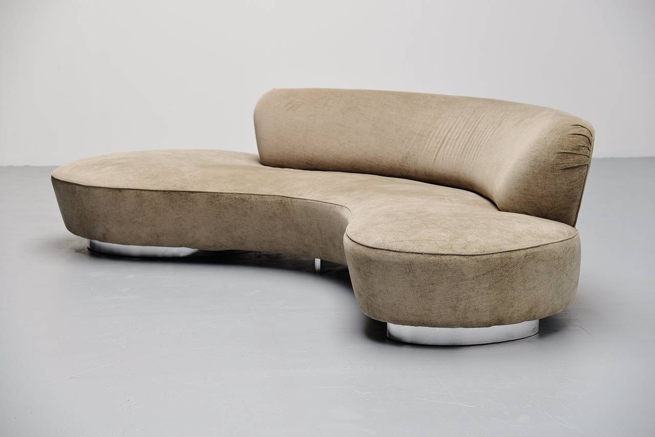 Vladimir Kagan New York Collection Serpentine Sofa Circa 1999 3