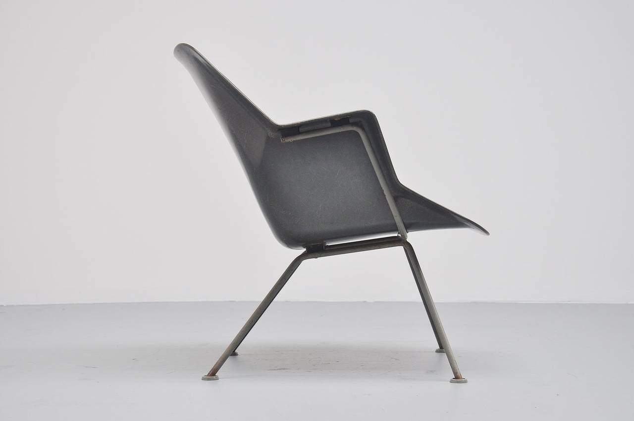 Dutch Wim Rietveld Polyester Chair No. 416, Gispen, 1957