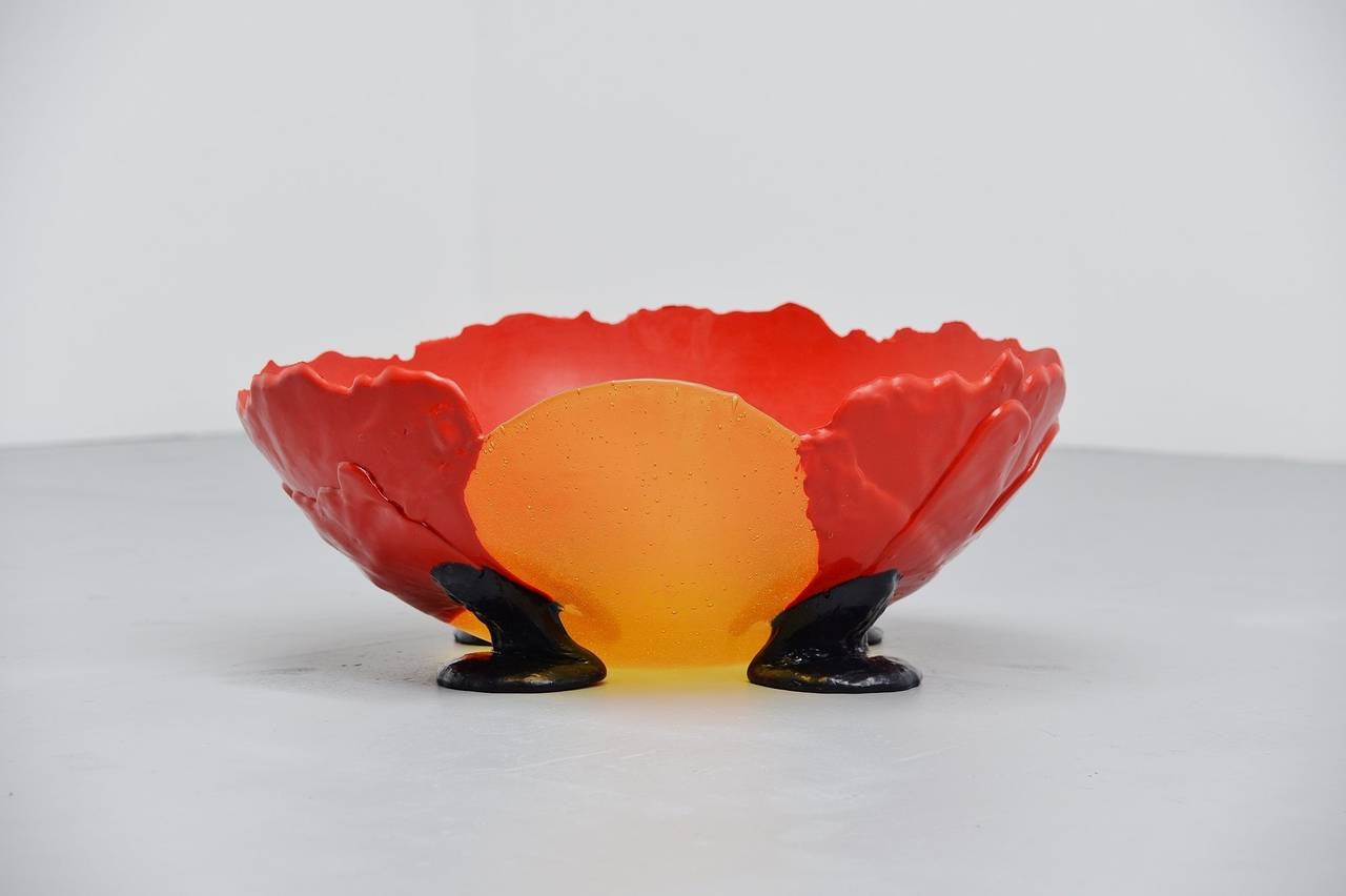 Italian Gaetano Pesce XXI Bowl for Fish Design, 1999