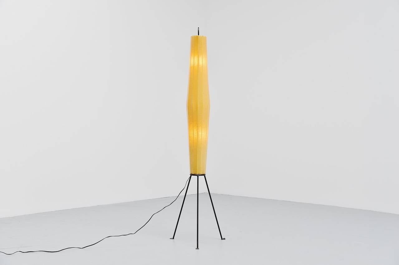 Mid-Century Modern H. Klingle Lugano Floor Lamp for Artimeta, 1957