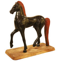 Large Mid-Century Italian Horse Figure