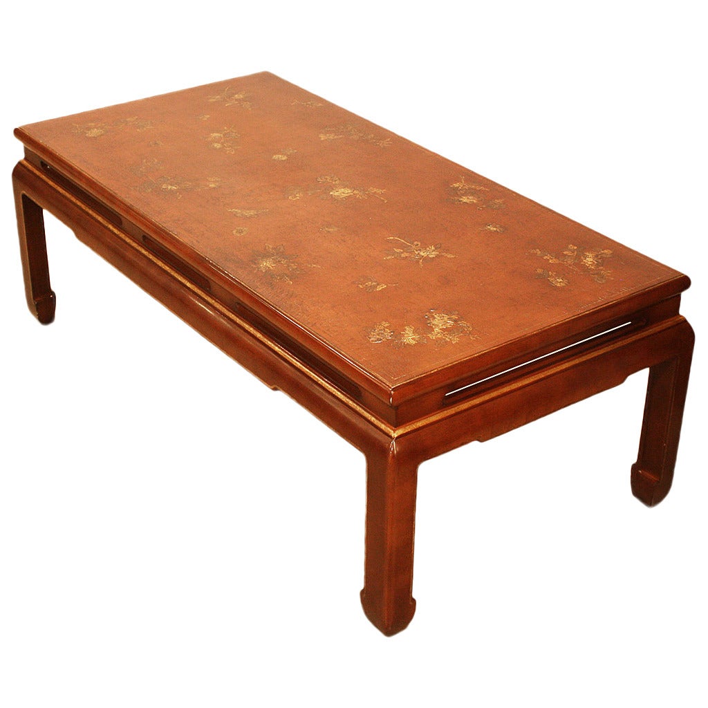 French Lacquered Coffee Table For Sale at 1stDibs