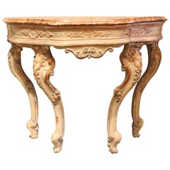 18th Century Venetian Painted Console