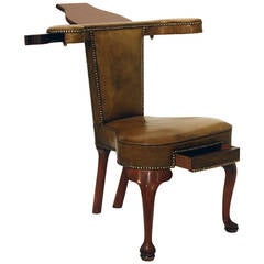 Gentleman's Cock Fighting or Library Chair