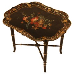 Antique Regency Papier Mâché Tray Table
