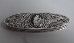 An extremeley rare George III Filigree Toothpick Case