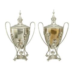 Mappin & Co Silver Plated Urns