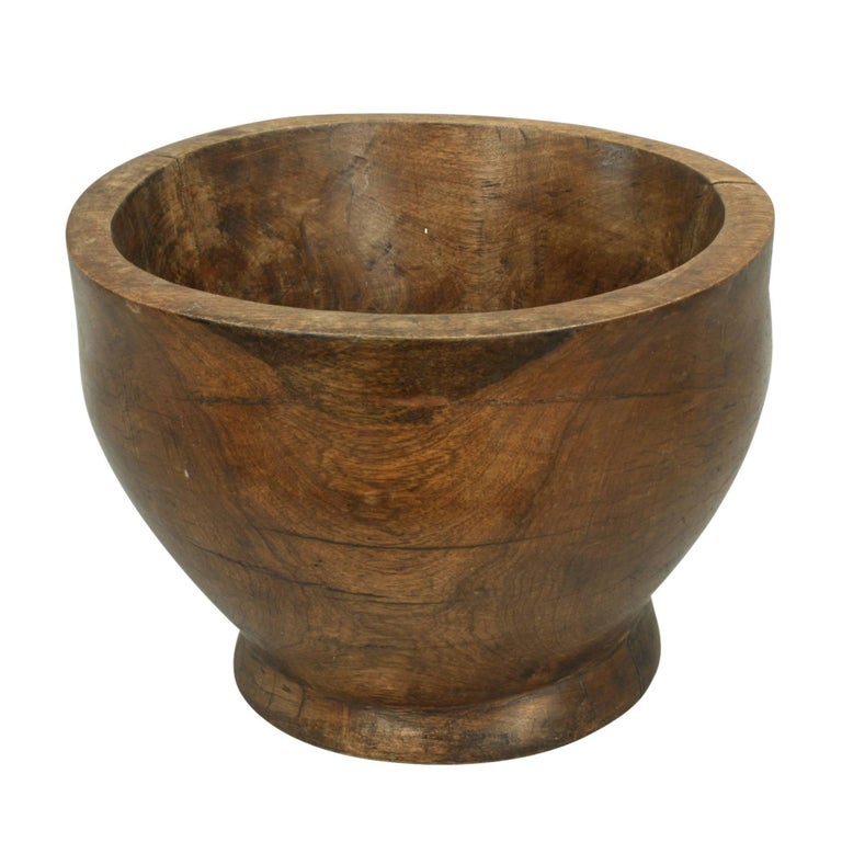 Large Wooden Bowl For Sale at 1stdibs