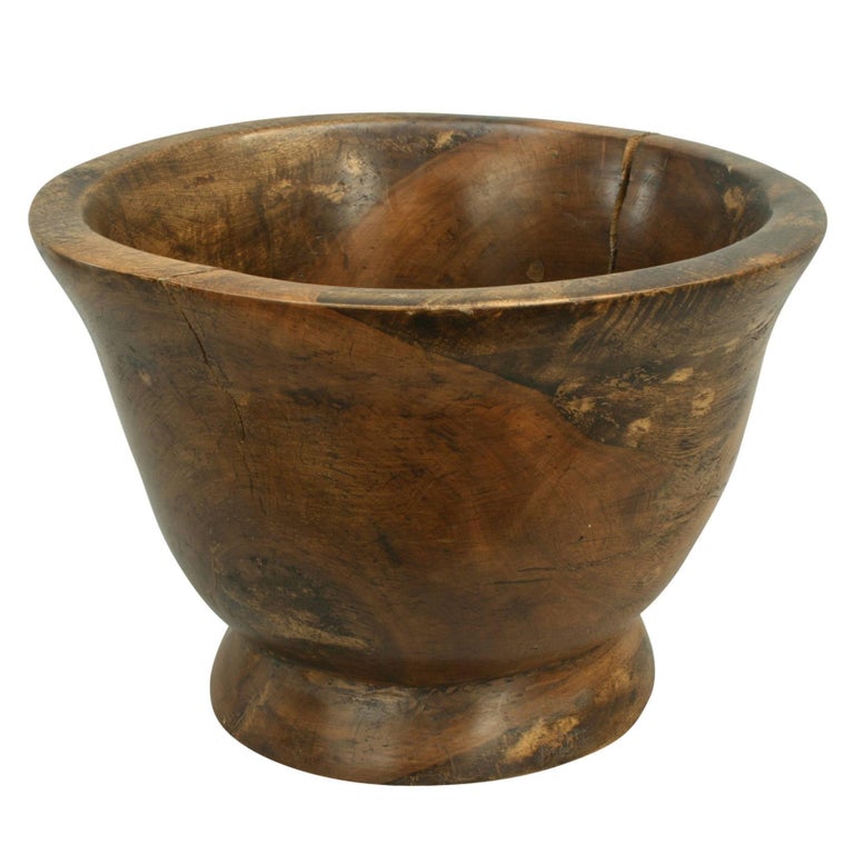 Walnut or Teak Bowl For Sale at 1stDibs
