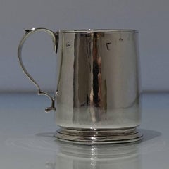 George II Antique Sterling Silver Child’s/Christening Mug John Gamon