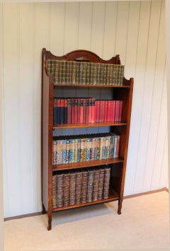 Arts & Crafts Oak Open Bookcase