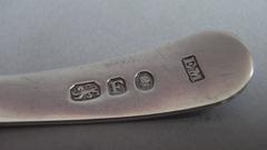 A very rare George III "Heart" Caddy Spoon by Elizabeth Morley.