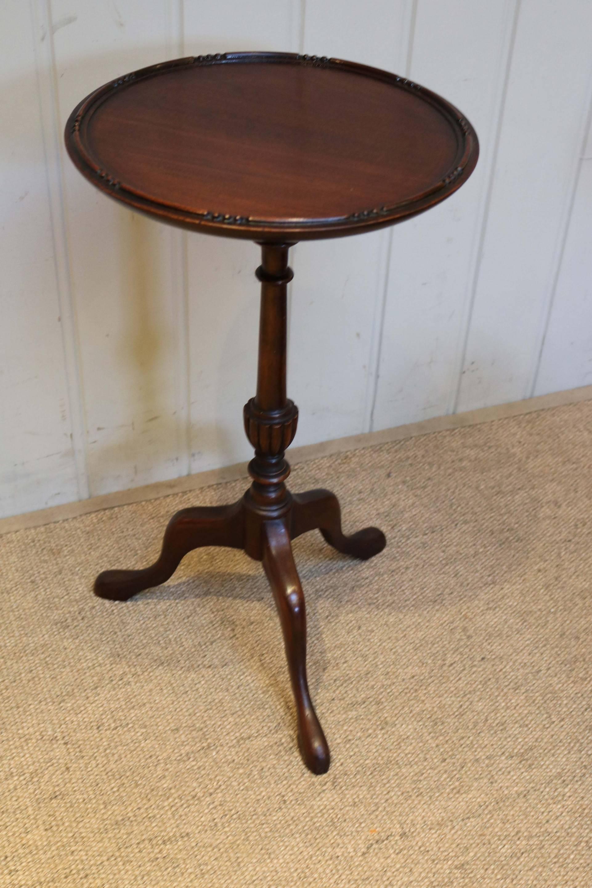 Matched Pair of Mahogany Wine Tables For Sale 2