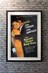 Affiche du film « The Postman Always Rings Twice » (L'affiche du film Les anneaux s'emboîtent toujours), 1946