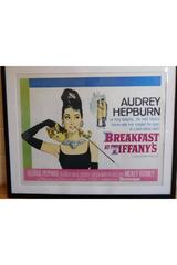 "Breakfast At Tiffany's" Film Poster, 1961, Already Framed