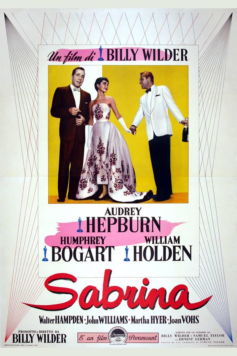 Chauffeur's daughter Sabrina (Audrey Hepburn) returns home from two years in Paris a beautiful young woman, and immediately catches the attention of David (William Holden), the playboy son of her father's rich employers. David woos and wins Sabrina,