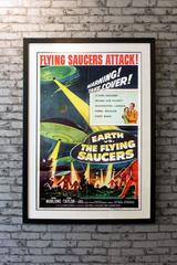 "Earth Vs. The Flying Saucers" Film Poster, 1956